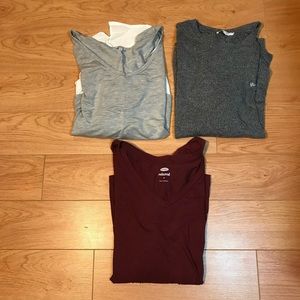 Bundle of Ladies Long Sleeve Tops size Medium